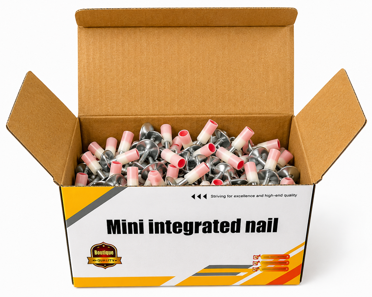 🔩 Clavos Mini Integrados de 25 mm – Repuesto para Mini Pistola | 100 Unidades