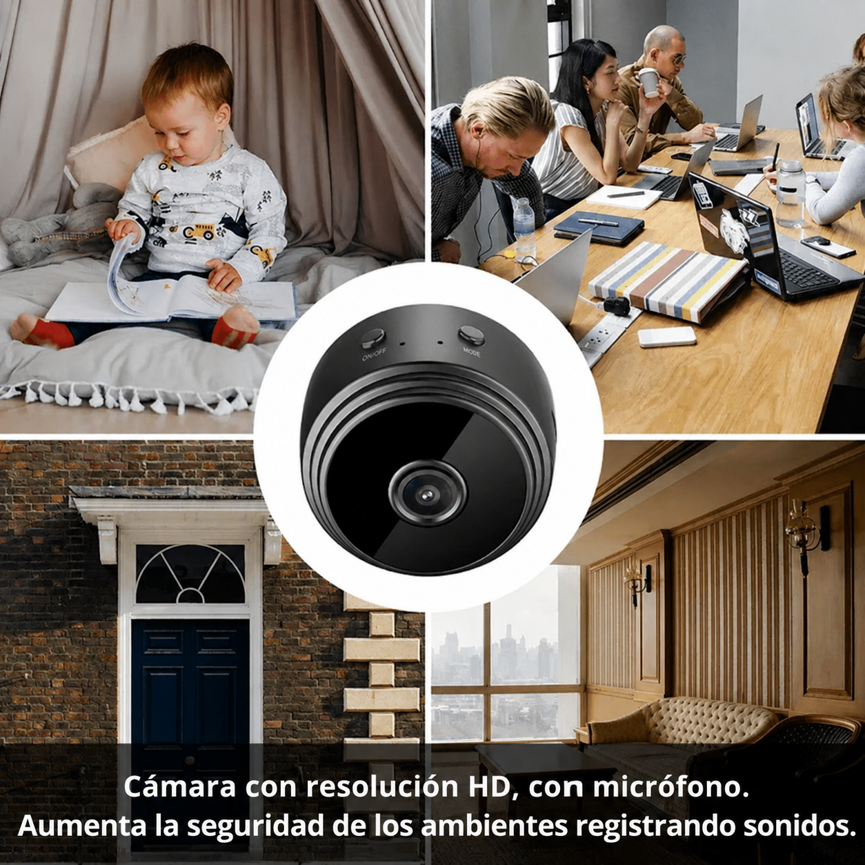NanoCam Pro™ 📹 Seguridad inteligente en la palma de tu mano