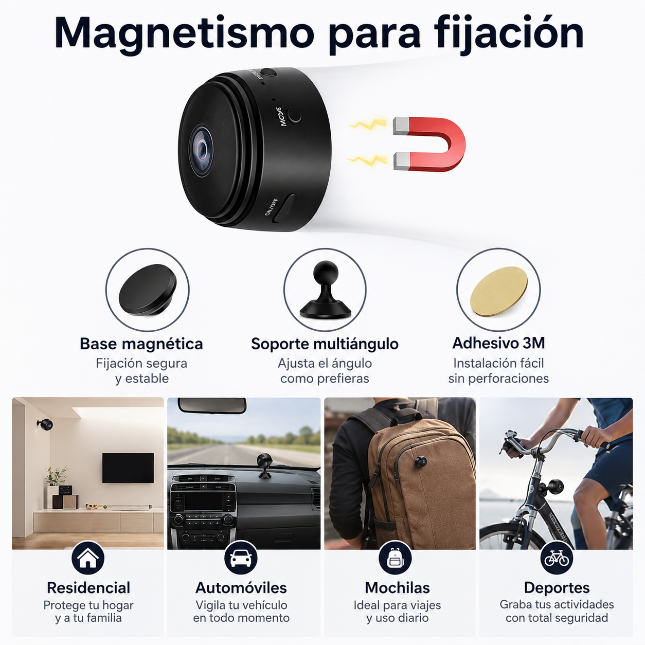 NanoCam Pro™ 📹 Seguridad inteligente en la palma de tu mano