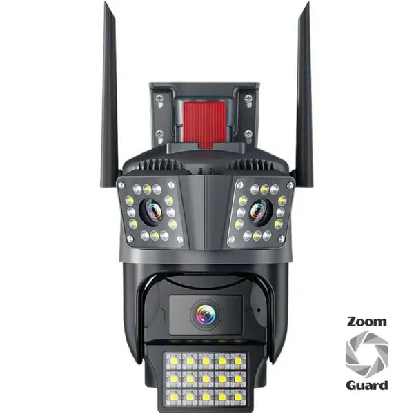 Cámara de Seguridad Triple Lente 360° PRO
